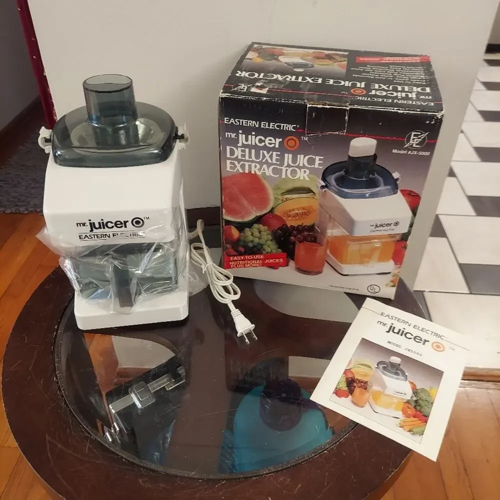 Eastern Electric Mr Juicer Deluxe Juice Extractor JX5000 NWOT